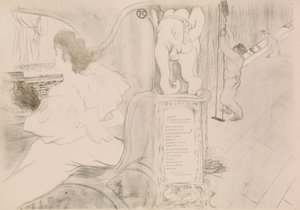 Au rideau, 1895 - Henri de Toulouse Lautrec
