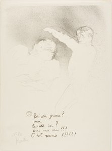 Aux Variétés: Mademoiselle Lender et Brasseur - Henri de Toulouse Lautrec