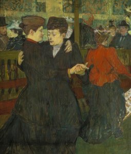 Au Moulin-Rouge. Les deux danseuses - Henri de Toulouse Lautrec
