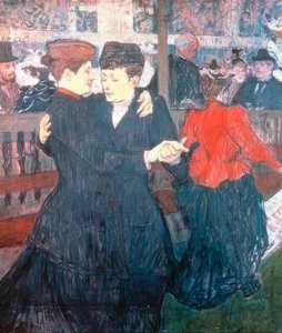 Au Moulin-Rouge. Les deux danseuses