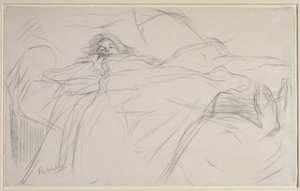Au lit, vers 1896 - Henri de Toulouse Lautrec