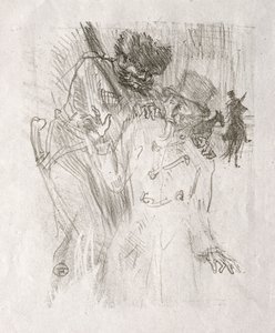 Au pied du Sinaï : Arrestation de Schlomé Fuss - Henri de Toulouse Lautrec