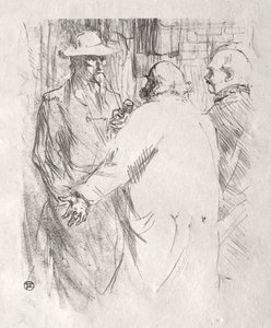 Au pied du Sinaï : Clemenceau à Busk, 1898 - Henri de Toulouse Lautrec