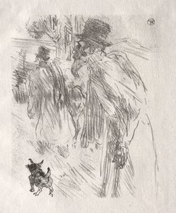 Au pied du Sinaï : Les Juifs polonais, Carlsbad, 1898 - Henri de Toulouse Lautrec