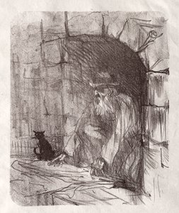Au pied du Sinaï: Une arrière-boutique à Cracovie - Henri de Toulouse Lautrec