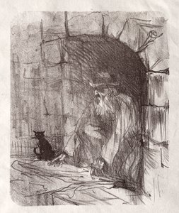Au pied du Sinaï : Une arrière-boutique à Cracovie, 1898 - Henri de Toulouse Lautrec