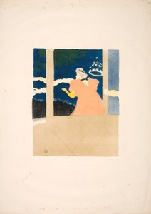 Aux Ambassadeurs - chanteuse au café-concert - Henri de Toulouse Lautrec