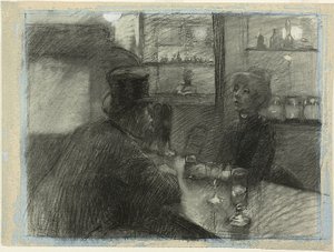 Bar du café de la rue de Rome - Henri de Toulouse Lautrec