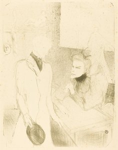 Brandes et Le Bargy dans "Cabotins" - Henri de Toulouse Lautrec