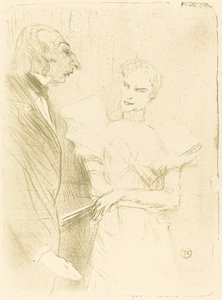 Brandès et Leloir dans Cabotins, 1894 - Henri de Toulouse Lautrec