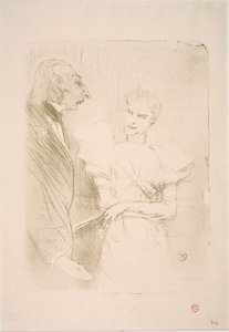 Brandès et Leloir, dans Cabotins - Henri de Toulouse Lautrec