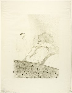 Brandès dans sa loge - Henri de Toulouse Lautrec