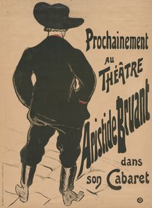 Bruant au Mirliton - Henri de Toulouse Lautrec