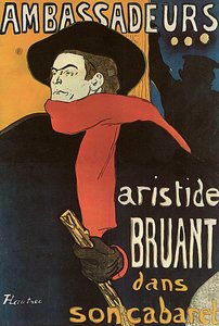 Bruant aux Ambassadeurs, 1892 - Henri de Toulouse Lautrec