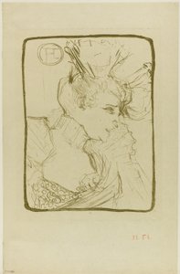 Buste de Mademoiselle Marcelle Lender - Henri de Toulouse Lautrec