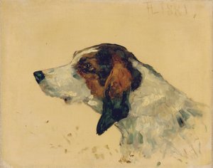 Chien de chasse, 1881 - Henri de Toulouse Lautrec