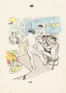 Chocolat dansant au bar Achille - Henri de Toulouse Lautrec