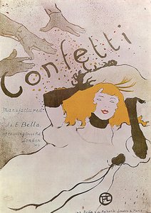 Confetti, 1893 - Henri de Toulouse Lautrec