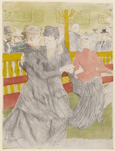 Danse au Moulin Rouge - Henri de Toulouse Lautrec