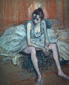 Danseuse assise - Henri de Toulouse Lautrec