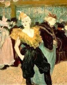La Clownesse Cha-U-Kao - Henri de Toulouse Lautrec