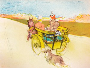 Chien de voiture - Henri de Toulouse Lautrec