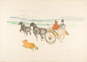 Double attelage - Henri de Toulouse Lautrec