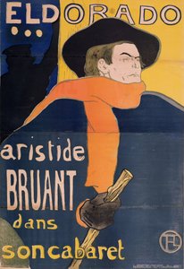 Eldorado: Aristide Bruant, 1892 - Henri de Toulouse Lautrec