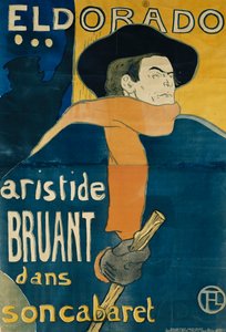 Eldorado, Aristide Bruant, 1892 - Henri de Toulouse Lautrec