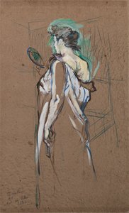 Elles: La Glace à Main, 1896 - Henri de Toulouse Lautrec