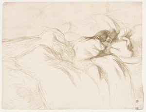 Elles : Femme endormie, 1896 - Henri de Toulouse Lautrec
