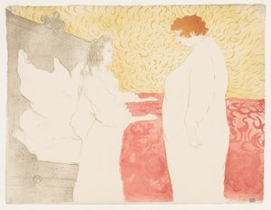 Elles : Femme au lit - Henri de Toulouse Lautrec