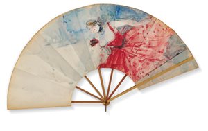 Éventail, vers 1892 - Henri de Toulouse Lautrec