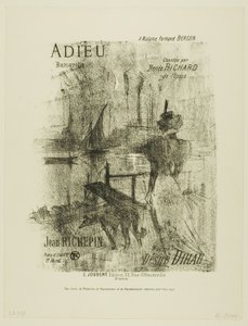 Adieu, de Mélodies de Désiré Dihau - Henri de Toulouse Lautrec