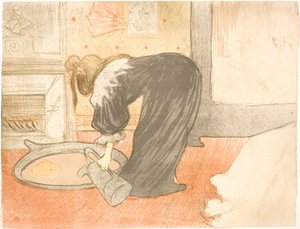 Femme au Tub - Henri de Toulouse Lautrec