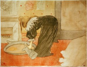 Femme au tub - Henri de Toulouse Lautrec