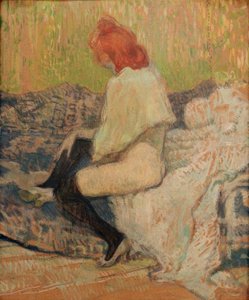 Femme rousse, Justine Dieuhl - Henri de Toulouse Lautrec