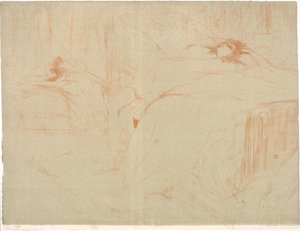 Femme sur le dos, lassitude - Henri de Toulouse Lautrec