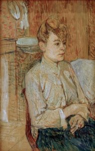 Femme avec cigarette - Henri de Toulouse Lautrec