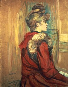 Fille avec une étole en fourrure, Mademoiselle Jeanne Fontaine, 1891