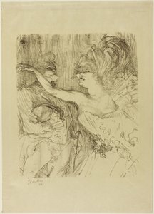 Guy et Mealy, dans "Paris qui Marche" - Henri de Toulouse Lautrec