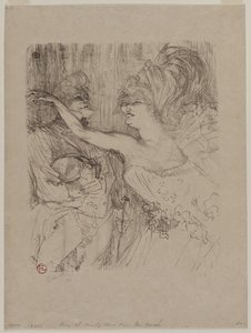 Guy et Mealy, dans « Paris qui Marche » - Henri de Toulouse Lautrec