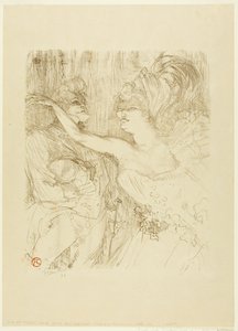 Guy et Mealy, dans "Paris qui Marche". - Henri de Toulouse Lautrec