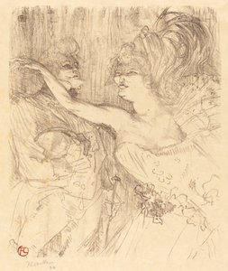 Guy et Mealy dans Paris qui marche - Henri de Toulouse Lautrec