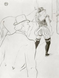 Dans les coulisses - Henri de Toulouse Lautrec
