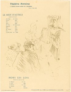Hommage à Molière - Henri de Toulouse Lautrec