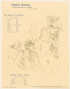 Hommage à Molière - Henri de Toulouse Lautrec