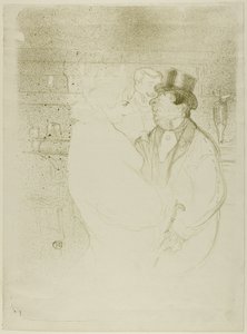 Ida Heath au bar - Henri de Toulouse Lautrec