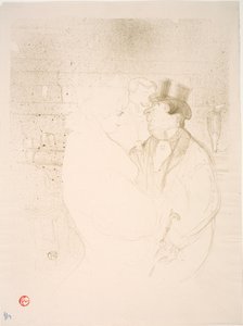 Ida Heath au Bar - Henri de Toulouse Lautrec