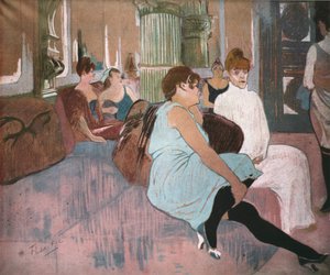 Dans le salon de la rue des Moulins, 1894, 1952 - Henri de Toulouse Lautrec